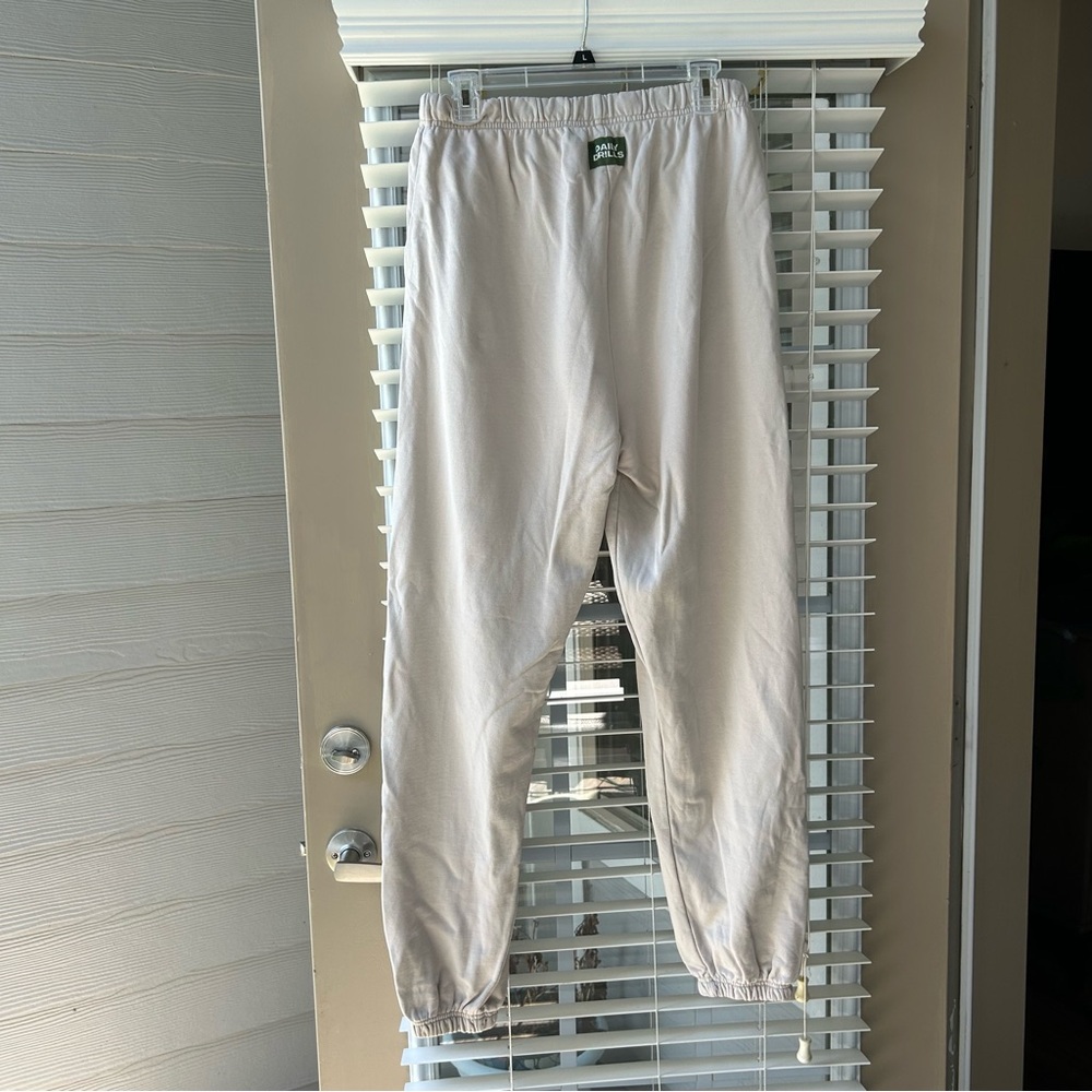 DAILY DRILLS Beige Jogger Pants